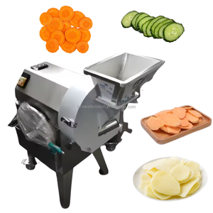เครื่องหั่นผักอุตสาหกรรมแบบเร็ว ประสิทธิภาพสูง สำหรับบรอกโคลี ซูชินี แครอท ผักกาดหอม มันฝรั่ง สำหรับครัวกลาง - Product Image 3