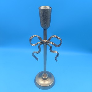 <b>Bow</b>-shaped Alloy Candlestick Durable Home Decoration For Christmas New Year's Day <b>Gift</b> - Product Image 1