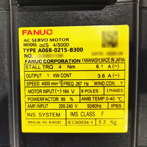 A06B-0215-B300 FANUC New and Used Original Ac Servo Motor Spare parts supplier - Product Image 2
