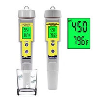 Professionnel Pen Type Ph-mètre Portable PH Testeur De Qualité De L'eau Acidomètre Pour Aquarium Acidimètre D'eau PH Acidité Mètre PH-618