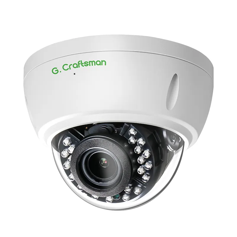 GA-D2VI-M6G 6MP CCTV Security IP Dome Camera for NVR System Outdoor Weatherproof Audio Motion Detection 4K PoE IK10 WDR