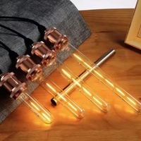 Super lumineux Edison E27 rétro Long Tube LED ampoule économie d'énergie Led ampoule lampe créative corps en verre AC/DC paysage