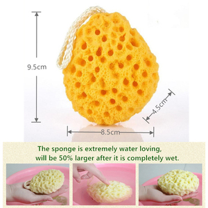 Panal ducha mar esponja lufa suave recién nacido cuerpo baño Bebé y lavado de cara limpieza baño esponja bola Etiqueta Privada logo - Product Image 2