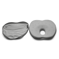 Oreiller pour bébé nouveau-né en mousse à mémoire de forme, respirant, anti-boulochage, pour allaitement et prévention de la compression de la tête - Personnalisable, marque OEM
