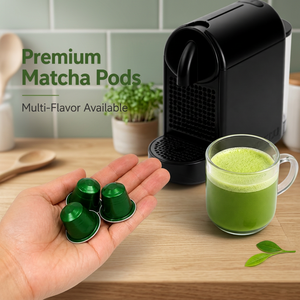 Premium Quality Matcha Espresso Pods Compatible With Multi Brand Machines Various Flavors Support Private Labeling - Product Image 1
