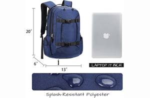 Mochila de Muestra Gratuita para Hombre, Bolsa de Almacenamiento para Patineta con Ruedas, Compatible con Cascos de Surf, Regalo para Patinadores - Product Image 5