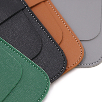Étui de voyage rectangulaire en similicuir gaufré pour montre, pochette anti-poussière pour bracelet, sac de rangement individuel en PU, cadeau tendance pour homme