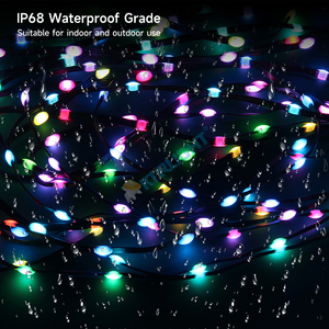 Bán buôn đầy đủ Giấc Mơ Màu <span class=keywords><strong>LED</strong></span> Strip Chuỗi Cổ Tích đèn ws2811 rgbic địa chỉ cá nhân 5V <span class=keywords><strong>LED</strong></span> Pixel Lights - Product Image 2