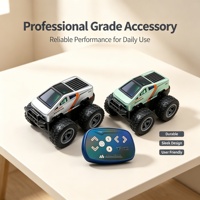 DWI RC Monster Truck Tout-Terrain Mini Voiture Télécommandée d'Escalade Échelle 1:64 2.4G Électrique 6 Canaux Portée 20m Prête à l'emploi avec Chargeur