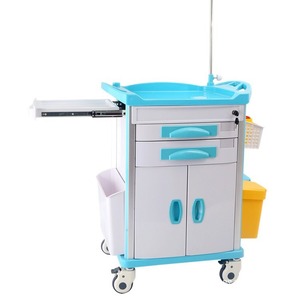 Carrello Medico d'Emergenza in ABS per Cliniche, per Pronto Soccorso e Medicinali - Product Image 2