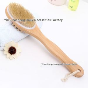 <span class=keywords><strong>Brosse</strong></span> pour le corps en crin de cheval à <span class=keywords><strong>long</strong></span> <span class=keywords><strong>manche</strong></span>: idéale pour le lavage du corps et l'exfoliation, fournitures de bain indispensables - Product Image 5
