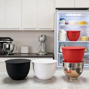 Collapsible Eco-Friendly <b>Silicone</b> Bowl Liners 5 Qt Kitchen Aid Mixers Durable Food Grade Oven Safe Dishwasher Safe Stand Mixer - Product Image 4