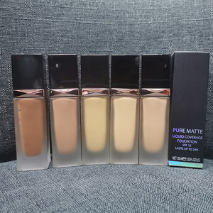 Factory Price <strong>Cosmetics</strong> Create Your Own <strong>Brand</strong> Vegan Makeup Private Label 5 Colors Liquid Foundation - Product Image 2