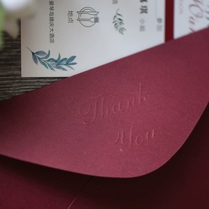 Enveloppes de style occidental avec estampage à chaud doré, invitations de mariage créatives, enveloppes personnalisées de style européen en papier - Product Image 4