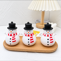 En gros Jouet Squishy Bonhomme de Neige de Noël en TPR souple, sensoriel anti-stress à presser, idéal pour cadeau de fête et petit cadeau de Noël, design 3D