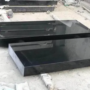 Banco de piedra de granito negro absoluto lápida Monumento Conmemorativo cementerio