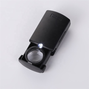 Loupe avec lumière, loupe à œil de type tirette 30X 21mm avec lumière LED éclairée - Product Image 3