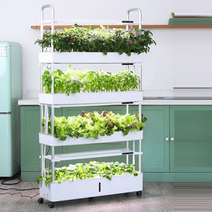 Kit de jardin hydroponique d'intérieur, éclairage LED intelligent <span class=keywords><strong>pour</strong></span> plantes, jardinière <span class=keywords><strong>pour</strong></span> cuisine, équipement d'irrigation et d'hydroponie, jardinière d'intérieur - Product Image 1
