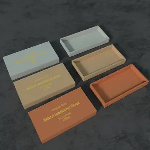 Confezione regalo con cassetto personalizzato cassetto scorrevole scatola di imballaggio per aromaterapia confezione regalo per incenso in carta Kraft