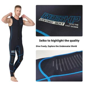 Gilet une pièce de 3mm pour hommes <span class=keywords><strong>combinaison</strong></span> humide à fermeture éclair avant pour la pêche planche à pagaie surf résistant au froid chaud respirant ensembles confortables - Product Image 4