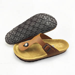Birkenstocks Hombres All Seasons Gladiator <span class=keywords><strong>Sandalias</strong></span> de punta cuadrada Mulas de cuero genuino Zuecos Característica Beige Zapatos para caminar de viaje al aire libre - Product Image 2