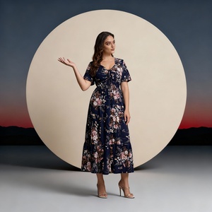 Robe Abaya en Polyester Personnalisée de Haute Qualité pour Femmes Musulmanes Tissu de Haute Qualité Vêtement Élégant pour Occasions Spéciales - Product Image 4