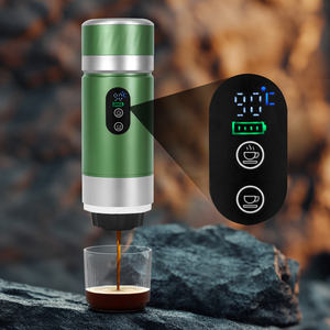 เครื่องชงกาแฟเอสเพรสโซแบบพกพา 3 in 1 พร้อมแบตเตอรี่ถอดได้ หน้าจอ LED เครื่องชงกาแฟไฟฟ้าขนาดเล็กสำหรับการเดินทาง รับทำโลโก้ตามสั่ง - Product Image 2