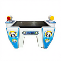 2026 Huilexing Premium Machine de jeu de pêche double pour aire de jeux pour enfants, design Panda, équipement d'arcade métallique pour deux joueurs