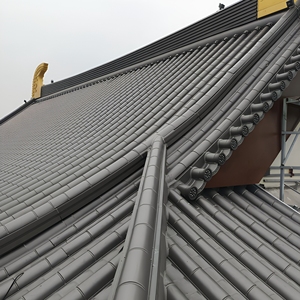 Panneau antique moderne en alliage d'aluminium avec décoration de toit pour villa - Product Image 2