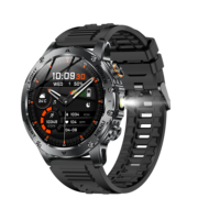 Reloj Inteligente para Exteriores AK87 con Pantalla Grande HD de 1.7'', Más de 100 Deportes, Llamadas Bluetooth, Linterna, Brújula, Fitcloudpro, IP68, SOS
