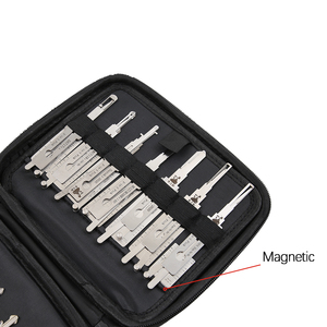 28 pz blocco auto cilindro apribile lettore chiave decodificatore per il Giappone fabbro fornisce originale <span class=keywords><strong>Lishi</strong></span> 2 In1Lock Pick strumento con borsa - Product Image 2