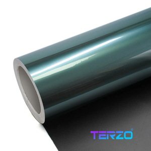 Chalk Grey Vinyl Wrap <b>Bubble</b> Free Styling Film <b>Roll</b> Auto TERZO PET Liquid Metal Full Body Wrap Film - Product Image 2