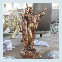Deniers en Bronze professionnel, Sculpture originale en Bronze Christ, de jésus, Christ