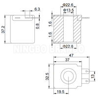 BB13237021 Reductor de 13mm para GLP, LPG, CNG, GNC, MOD.91, Repuestos, 12VDC, 12V CC, 12 Voltios, 11W, 13W