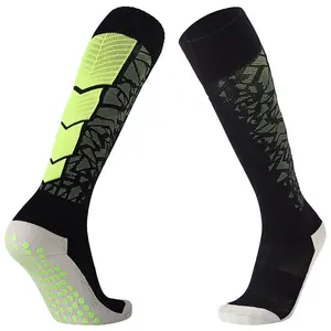 Fußball Socken Rutsch feste lange Knie High Athletic Sports Knies trümpfe Neue Fußball Socken Kompression strümpfe Outdoor Sports Gym