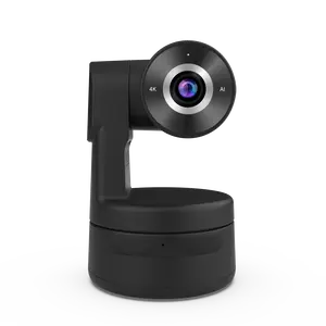 PTZ 4K Webcam CMOS Sensor AI Tracking Gesture Control Noise-Canceling Microphones Webcam for Laptop Video Camera