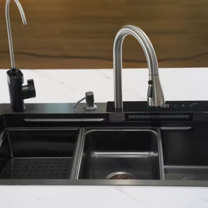 Nano Countertop Handmade 304 Stainless Steel single Bowl <b>Kitchen</b> <b>Sink</b> <b>for</b> Home Hotel Restaurant Installation - Product Image 2