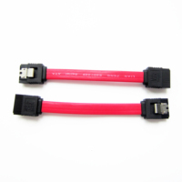 Cable Oem de 1M de largo Serial ATA, Cable Sata rojo de 7 pines SAS para disco duro, ordenador, SSD, Cable Sata de 1M