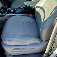 Para Toyota 4Runner Limited 2003-2009 cubierta de asiento de cuero inferior del conductor gris
