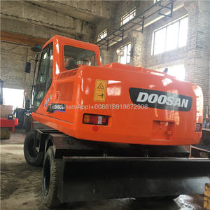 Excavadora de ruedas Doosan usada de alta calidad, maquinaria de movimiento de tierras de 15 toneladas, excavadora de segunda mano DH150 de alta calidad, gran oferta - Product Image 2