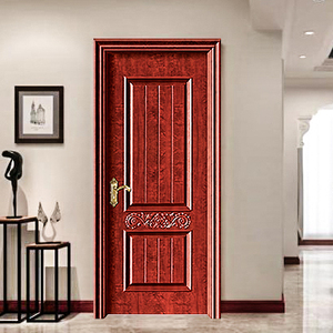 TECHTOP Taille Personnalisable <span class=keywords><strong>Porte</strong></span> Intérieure Classique Couleur Noyer WPC PVC Laminé Noyau HDF Kit <span class=keywords><strong>de</strong></span> <span class=keywords><strong>Porte</strong></span> Facile à Installer <span class=keywords><strong>pour</strong></span> la <span class=keywords><strong>Maison</strong></span> - Product Image 2