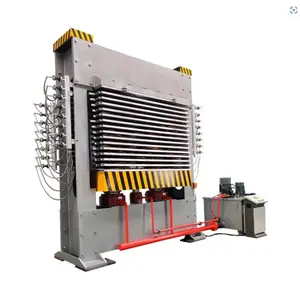 Máquina de prensado en caliente de 15 capas 500t para fabricación de madera contrachapada