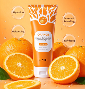 Gel exfoliant pour le visage à l'orange, gel exfoliant transparent, extrait d'orange douce, renouvellement de la peau, 100g - Product Image 5