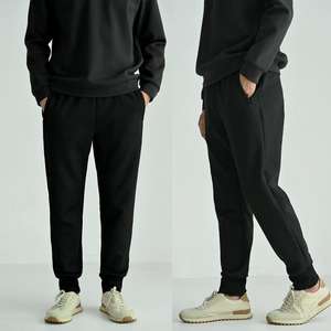 Pantalones de chándal holgados de sarga <span class=keywords><strong>chino</strong></span> para hombre de alta calidad con logotipo personalizado al por mayor LH84501 HHJ - Product Image 5