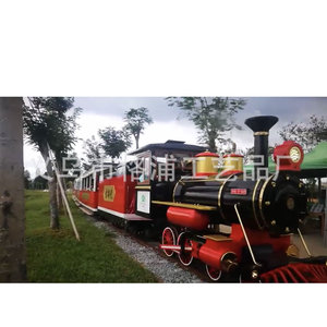 Tren Turístico de Vapor para Parques, Metálico, para Exteriores, con Capacidad para Más de 10 Pasajeros - Product Image 4