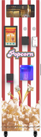Nouvelle machine à pop-corn à gaz avec moteur pour usage en cinéma et restaurant, 2 saveurs