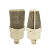 MAI AO TF103 Boîtier et accessoires d'assemblage en métal argenté pour microphone à condensateur DIY, pour usage en studio - Fabriqué au Guangdong