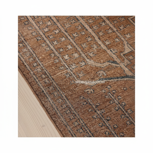 Tapis Oushak bleu turquoise noué à la main, tapis oriental en laine, tapis vintage, tapis bohème turc pour le salon - Product Image 1