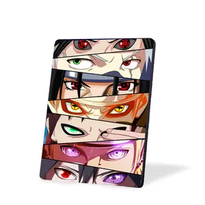 Lenticular Stiker Gerak Kartu Custom Lenticular Anime 3D Stiker Pengaturan Meja