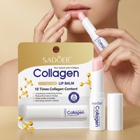 Baume à lèvres anti-gerçures au collagène OEM SADOER, hydratant, nourrissant, réparateur, pour l'hiver